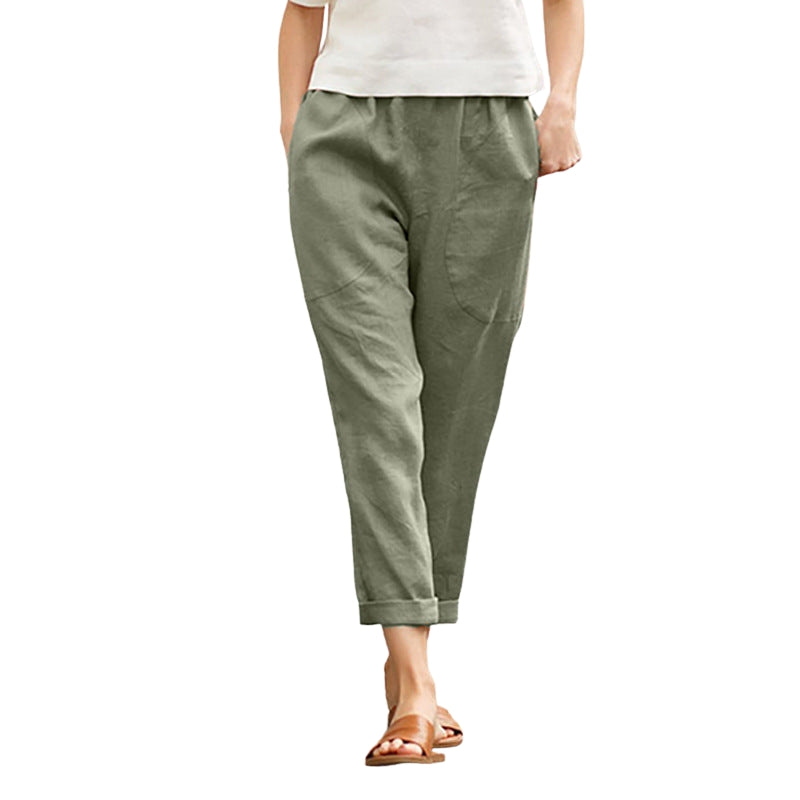 Isabella – Relaxed Straight-Leg Women’s Pants with Functional Side Pockets