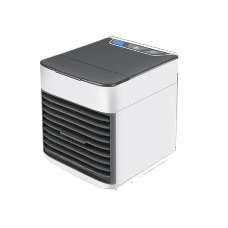 BreezeGlow – Compact Air Cooler with Soft Ambient Lighting