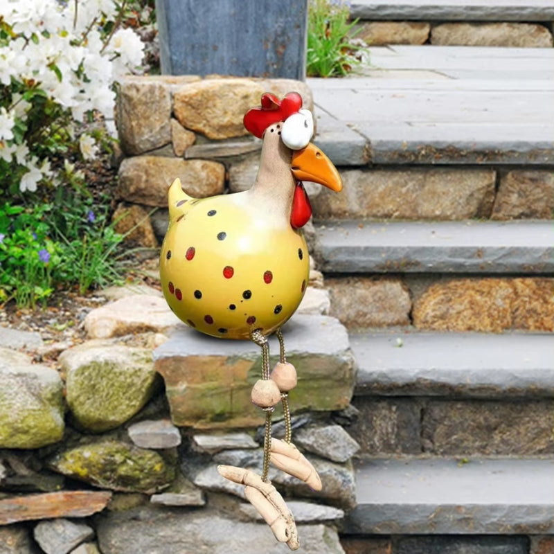 ChickCharm – Decorative Garden Chicken Statues with Waterproof Design