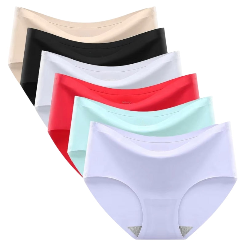 Joanne – 5-Pack High Waist Panties with Breathable Fabric and Leak-Proof Design