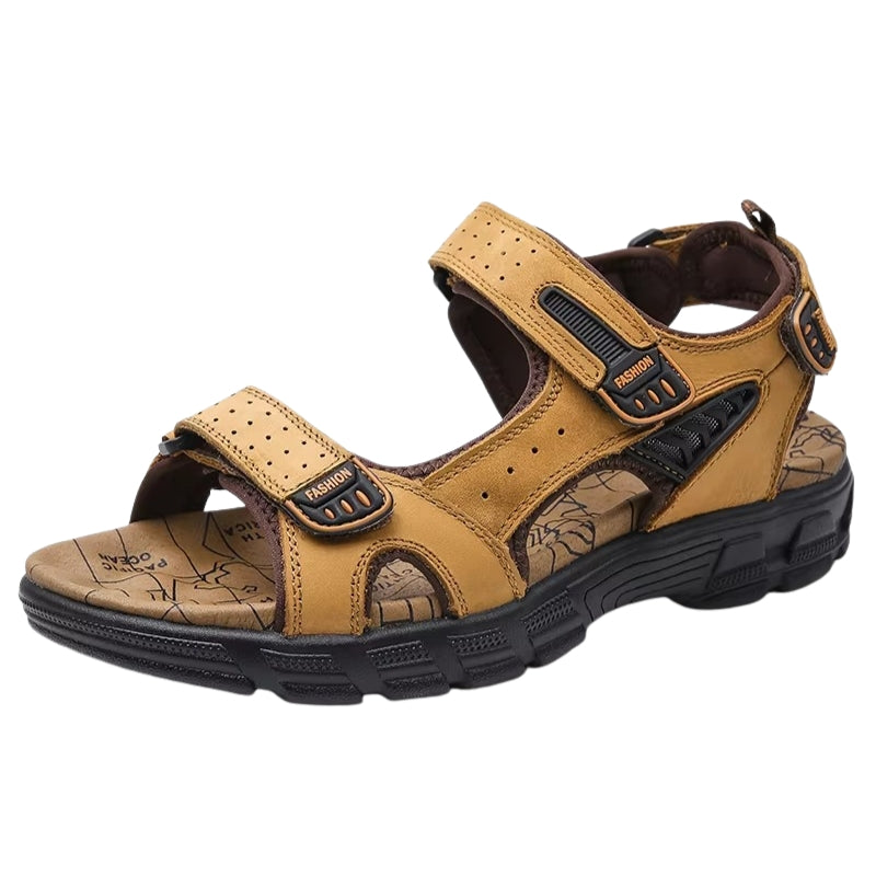 Matthew – Adjustable Open-Toe Sandals with Cushioned Sole
