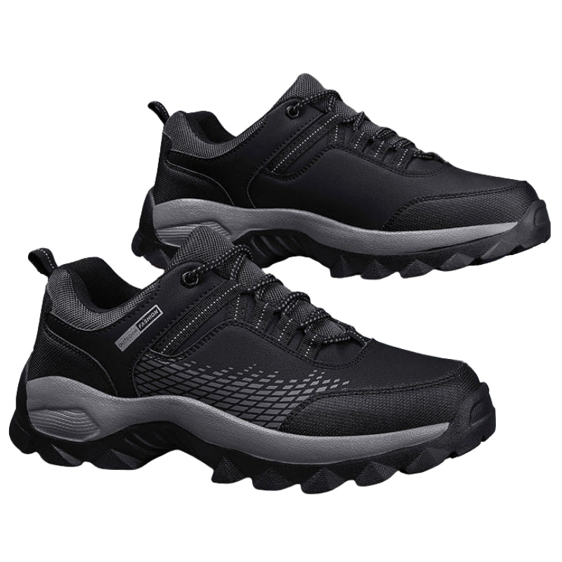 Caleb – Cotton Slip-On Shoes with Round Toe and Durable Rubber Sole
