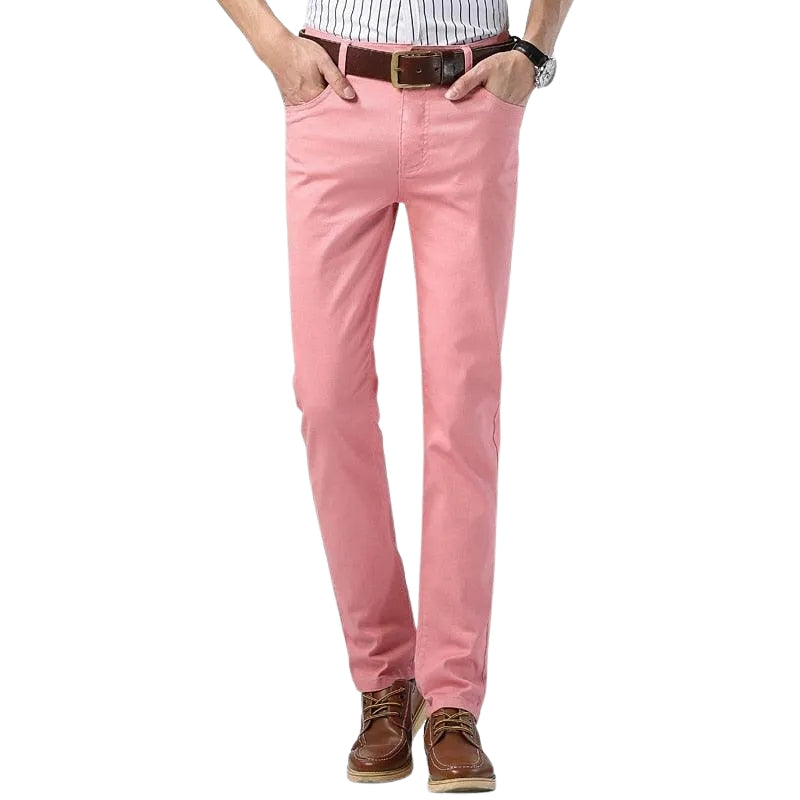 Liam – Slim Fit Everyday Trousers with Functional Five Pocket Design