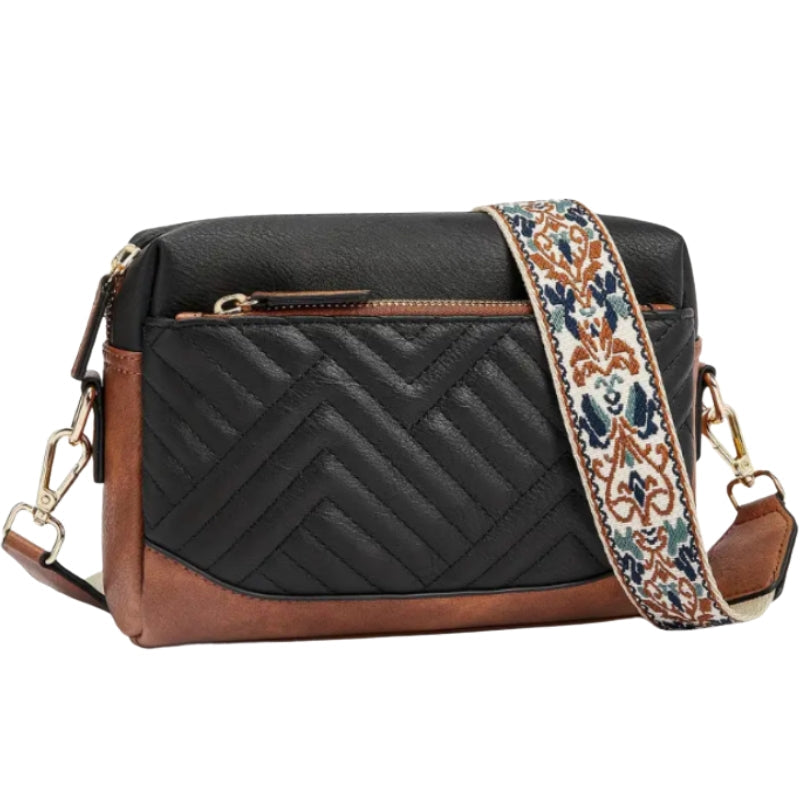 Lily – Handbag with adjustable shoulder strap and multiple zipped compartments