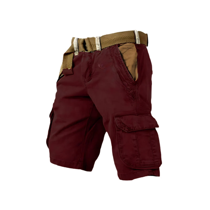 Harry – Stretch Cargo Shorts with Multifunction Pockets
