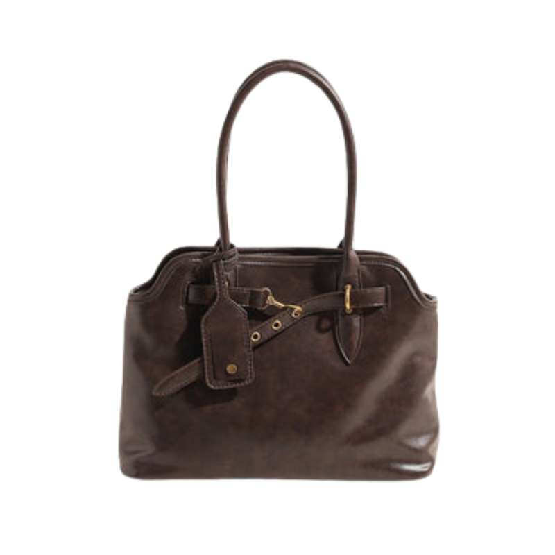 Seren - Vegan Leather Handbag with Handles