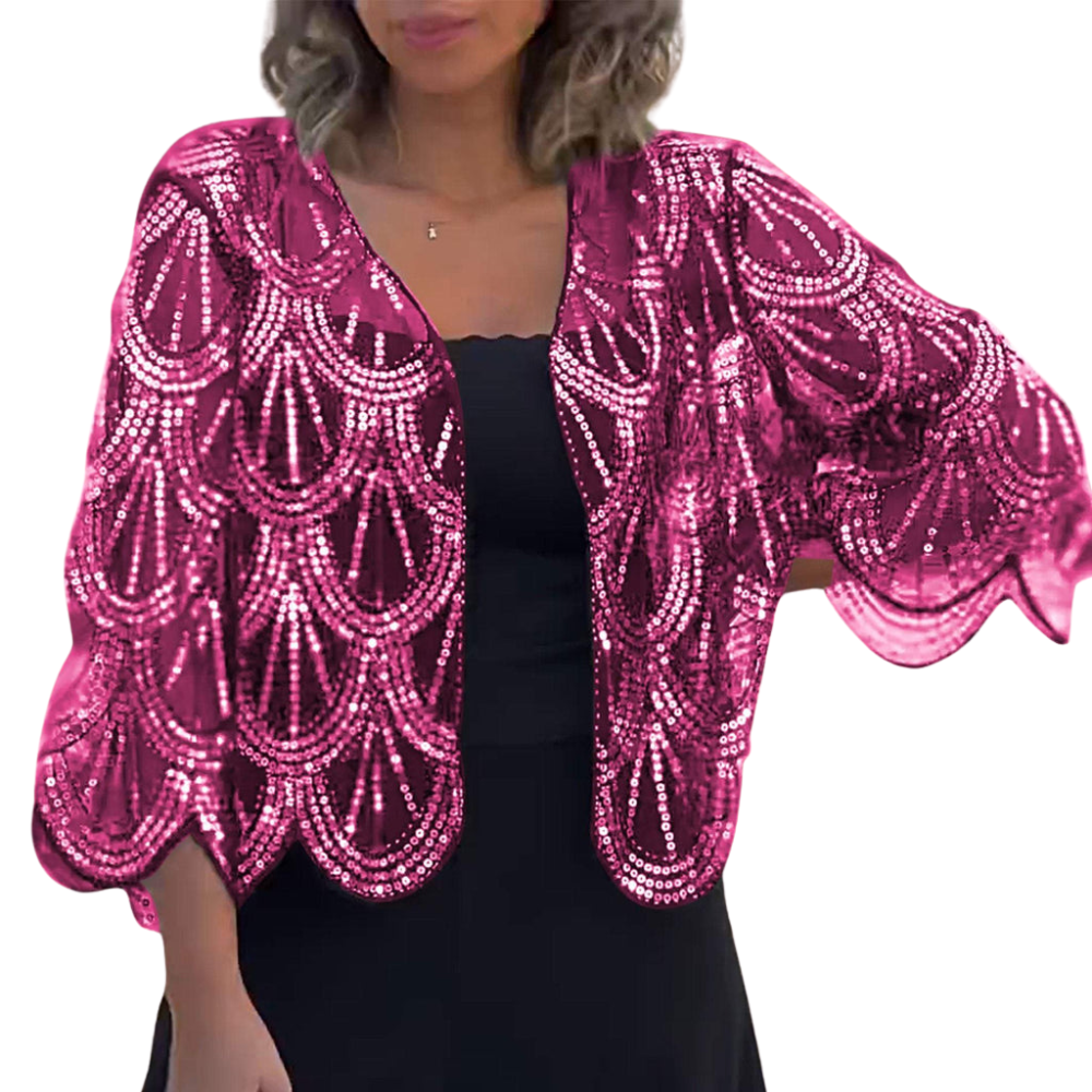 Johanna – Short Sleeve Open Front Cardigan with Relaxed Fit