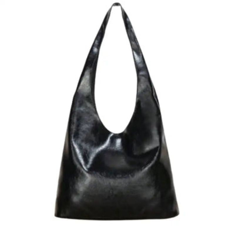 Debra – Soft leather tote bag with rectangular design