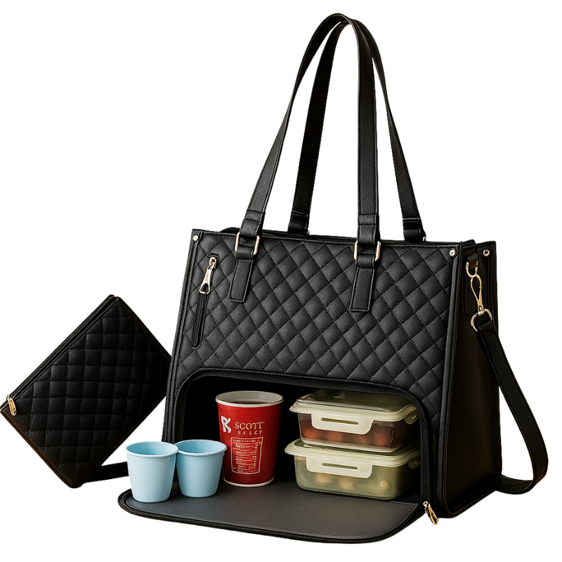 Ava – Zippered Bag with Multiple Storage Compartments