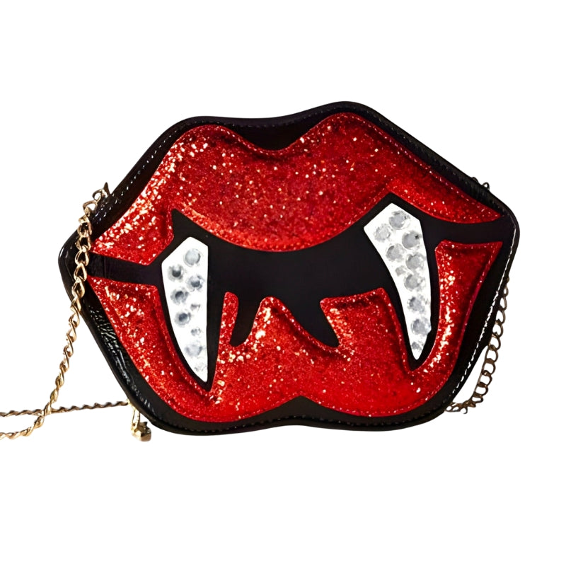Dentara – Shoulder Bag with Tooth and Lips Design