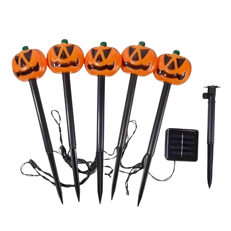 SolPump – Solar Halloween Pumpkin Lights Set for Outdoor Use