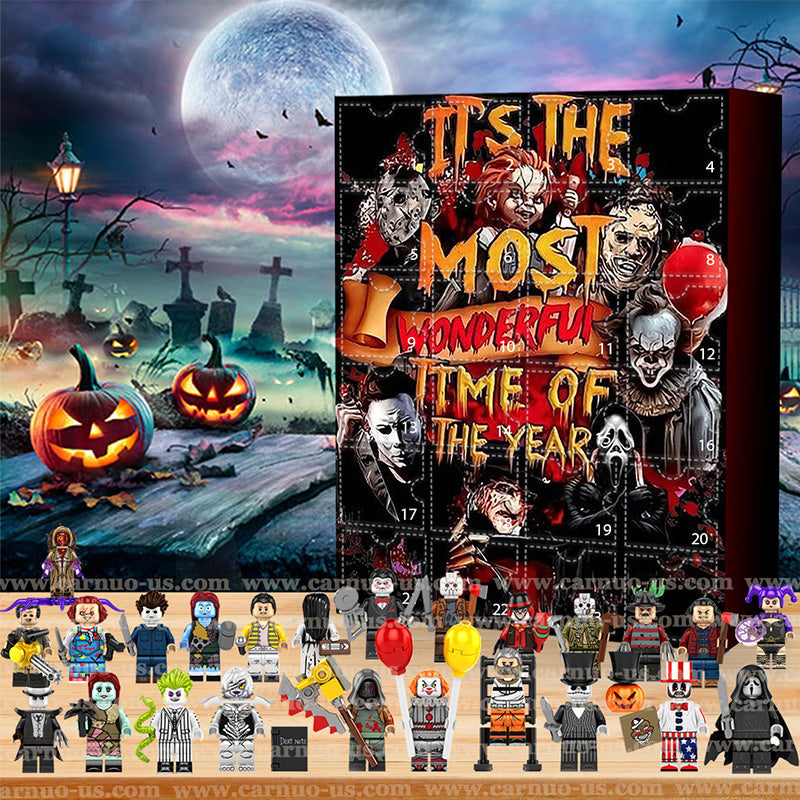 NightmareChest - 24-Day Horror Movie Countdown Calendar with Collectible Figures
