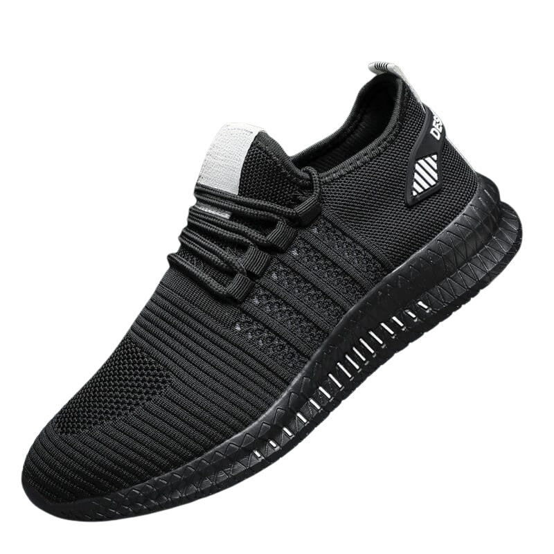 Fabian – Breathable Round Toe Sneakers with Durable Grip