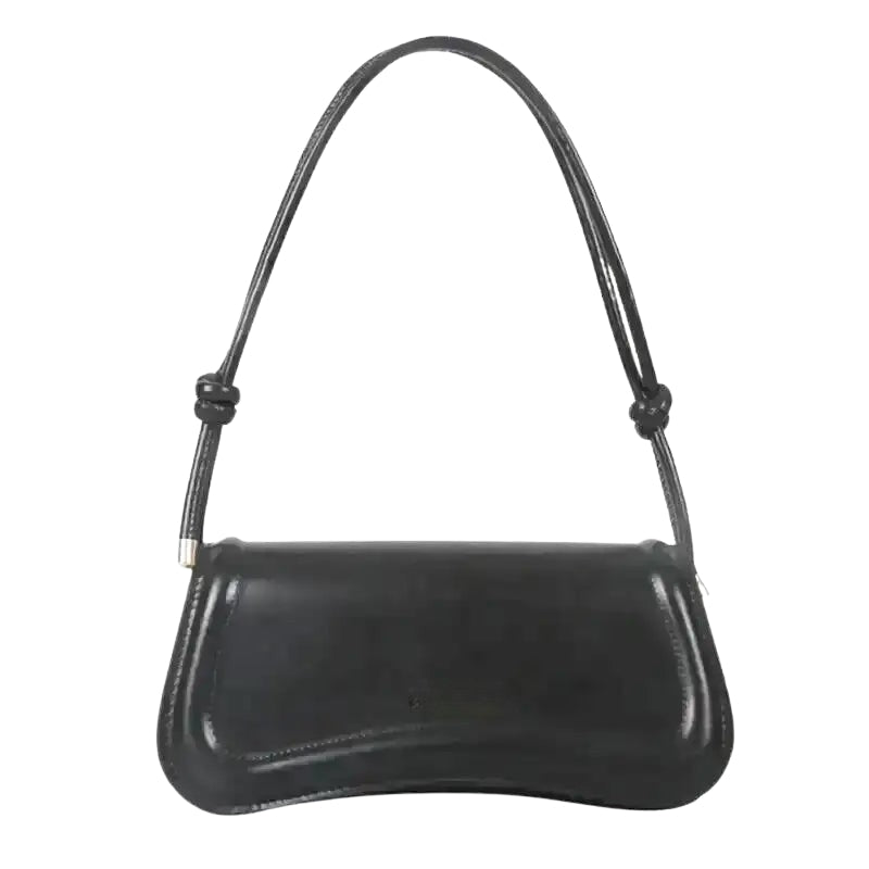 Yasmin - PU and Polyester Shoulder Bag with Adjustable Strap and Multiple Compartments