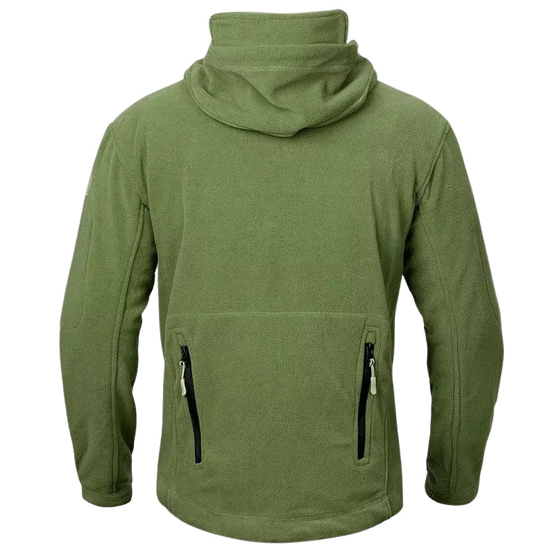 Caspar – Long Sleeve Zip-Up Jacket with Hood and Pockets