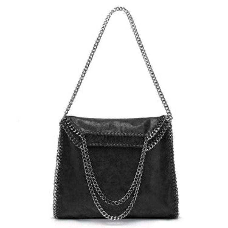 Marceline - Small Leather Handbag with Chain Strap