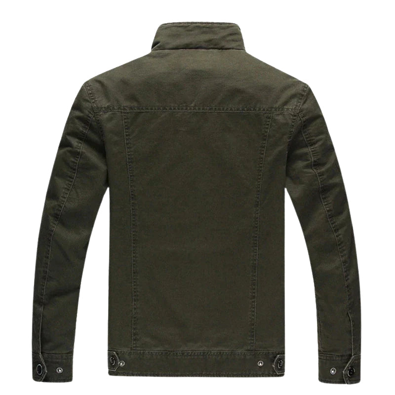 Rafael – Long Sleeve Zip-Up Jacket with Multiple Pockets