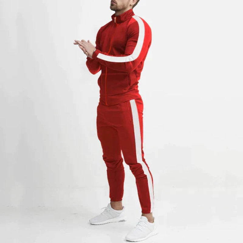 Harry - Polyester Tracksuit With Stripe Detailing