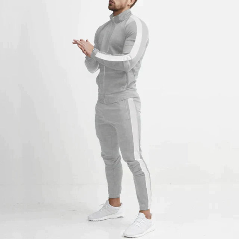 Darnell - Polyester Tracksuit With Stripe Detailing