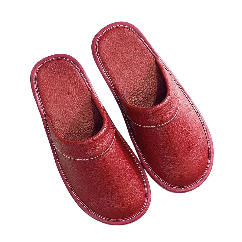 Helene – Flat Sole Slippers with Open Back