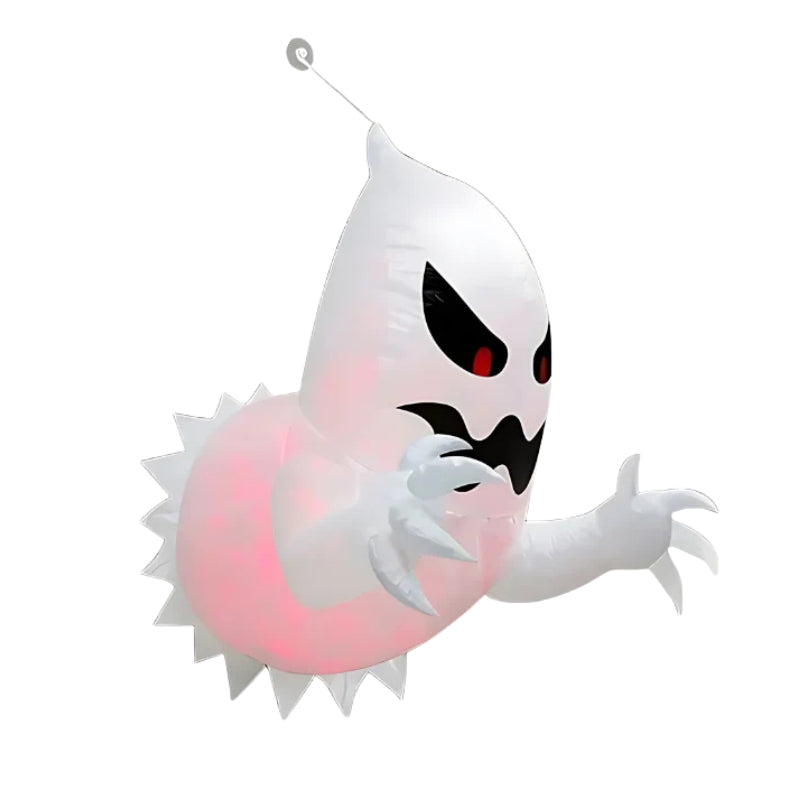 PhantomGlow – Inflatable LED Ghost with Color-Changing Light for Outdoor Halloween Decoration