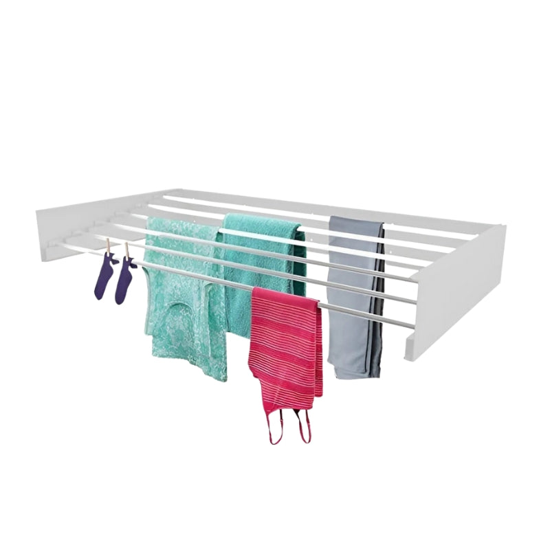 DryNest – Wall-Mounted Collapsible Drying Rack with Multiple Rods