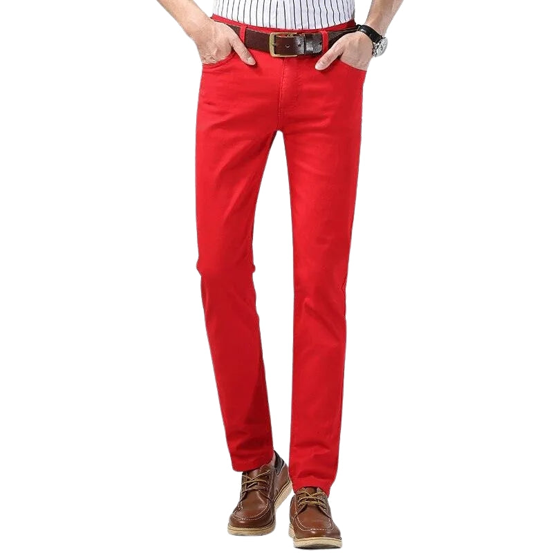 Liam – Slim Fit Everyday Trousers with Functional Five Pocket Design