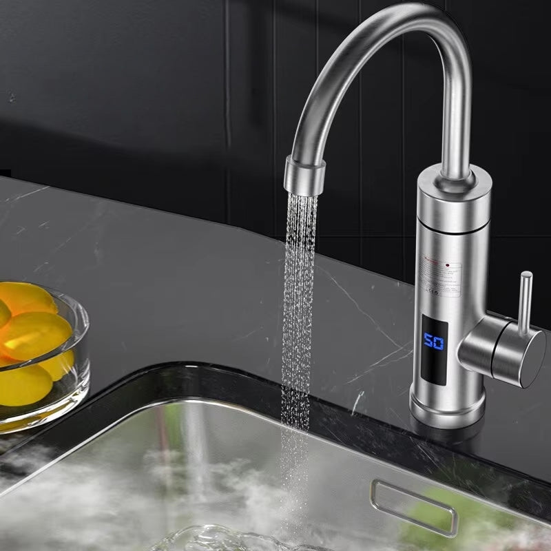AquaGlide – Electronic Kitchen Faucet with Sensor Control and Temperature Display