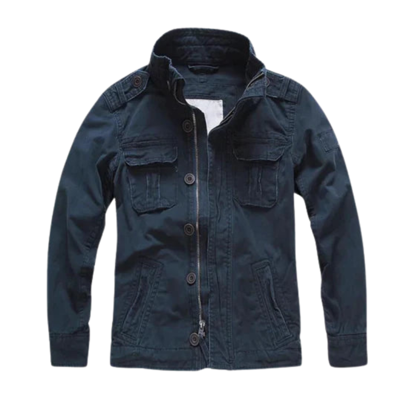 Harry – Long Sleeve Zip-Up Jacket With Multiple Pockets