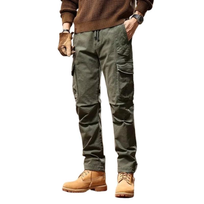 Bruce – Relaxed Fit Cargo Pants with Adjustable Waistband and Multi-Pocket Design