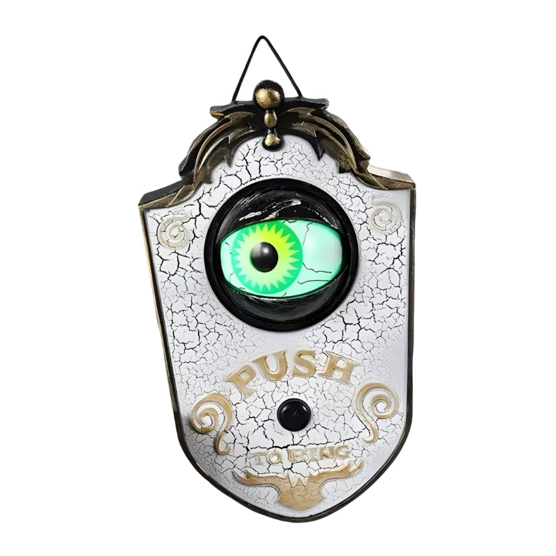 CreepoGlow - Halloween Spider Doorbell With Light And Sound Effects