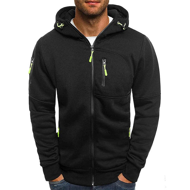 Max – Full-Zip Hoodie with Adjustable Hood and Zipper Pockets