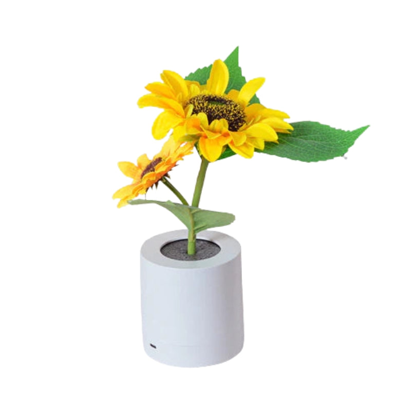 SunPetal – USB Rechargeable Sunflower LED Night Light with Compact Design