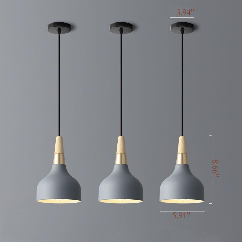 LumeArt – Modern Macaron Disc Pendant Lamp with Vibrant Colors