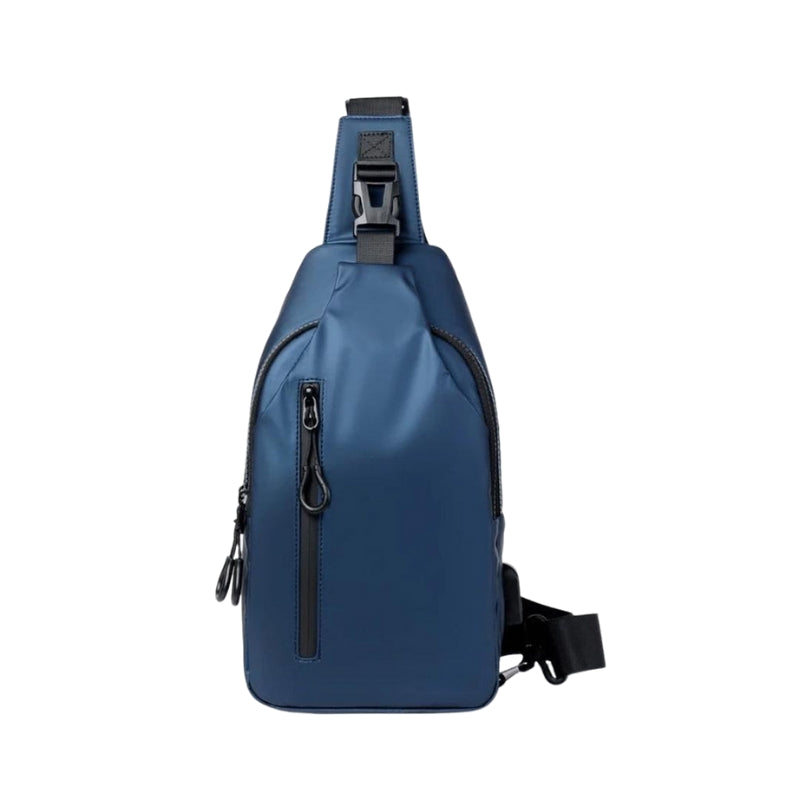 CarryEase – Waterproof Crossbody Bag with USB Port and Multiple Compartments