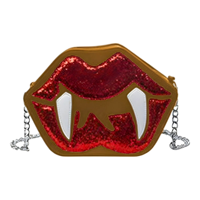 Dentara – Shoulder Bag with Tooth and Lips Design