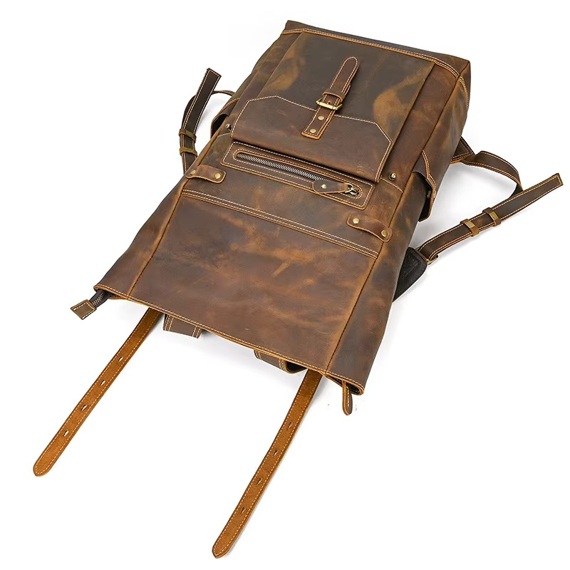 Bradley Backpack with Adjustable Shoulder Strap and Multiple Zippered Pockets