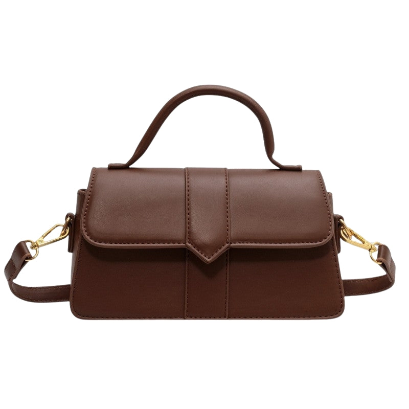 Stella – Classic Small Square Handbag with Shoulder Strap