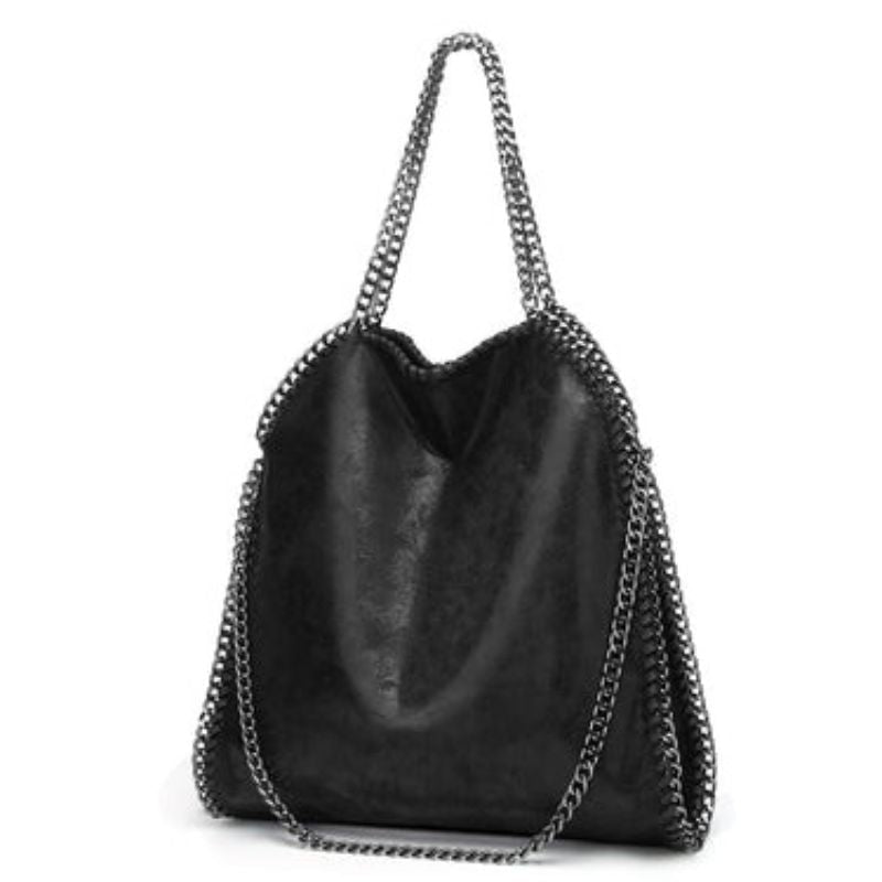 Marceline - Small Leather Handbag with Chain Strap
