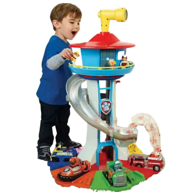PlayNest - Adventure Tower Playset with Vehicles and Action Figures