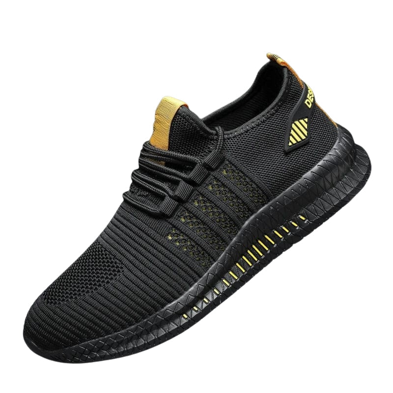 Fabian – Breathable Round Toe Sneakers with Durable Grip