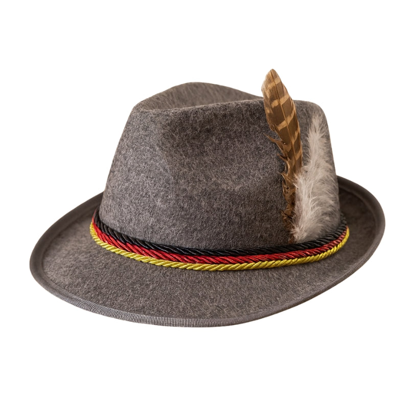 Lukas – Oktoberfest Hat with Classic Feather Decoration