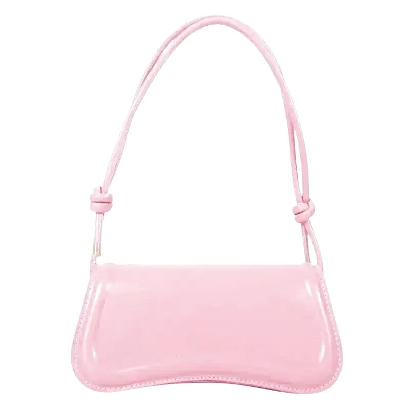 Yasmin - PU and Polyester Shoulder Bag with Adjustable Strap and Multiple Compartments