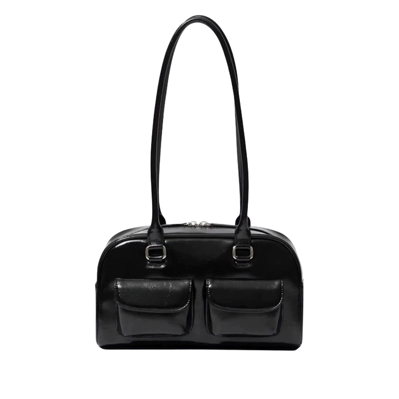 Maeve – Multi-pocket handbag with zip closure and single shoulder strap