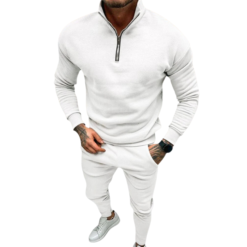 Ralph - Casual Set With Half Zip And Elasticated Cuffs
