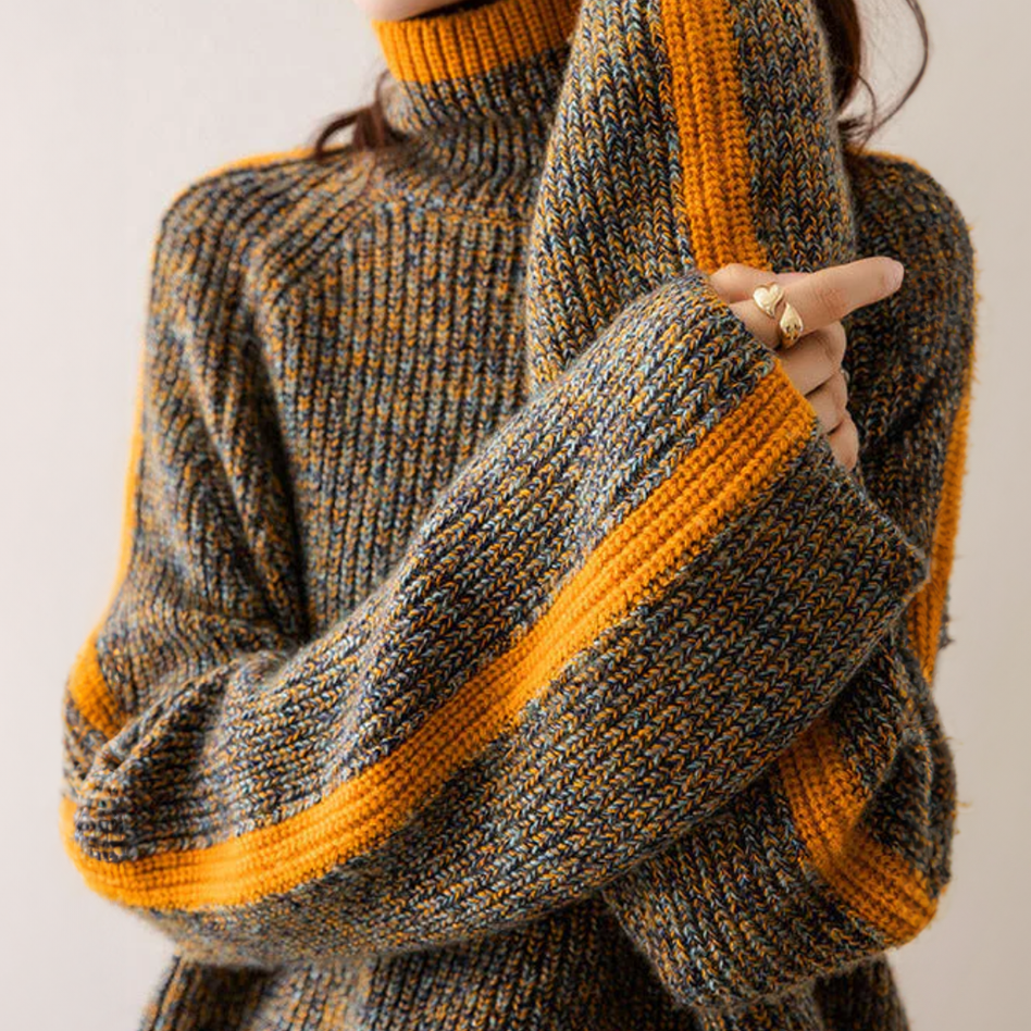 Zoey - Knitted Turtleneck Sweater With Fine Knit Design