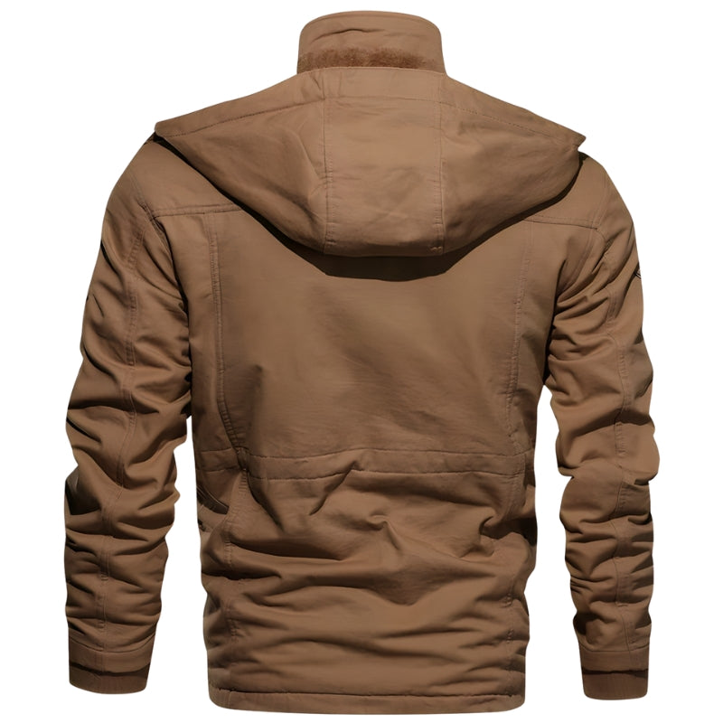 Adrian – Long Sleeve Jacket with Adjustable Waist and Pockets