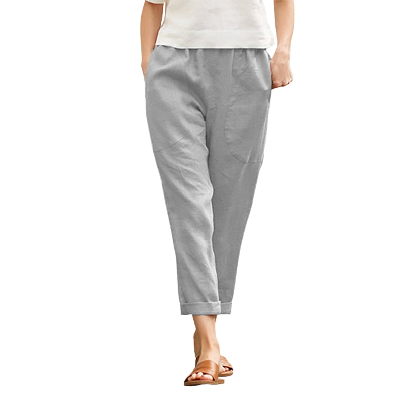Isabella – Relaxed Straight-Leg Women’s Pants with Functional Side Pockets