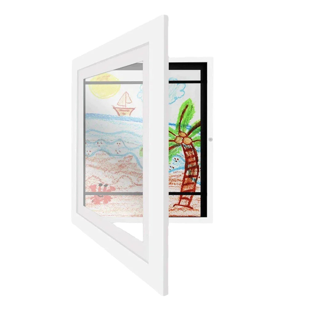 GalleryEase – Resin Frame with Hinged Front Panel and Protective Cover