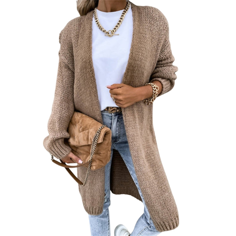 Hanna – Loose Fit Knitted Cardigan with Long Sleeves